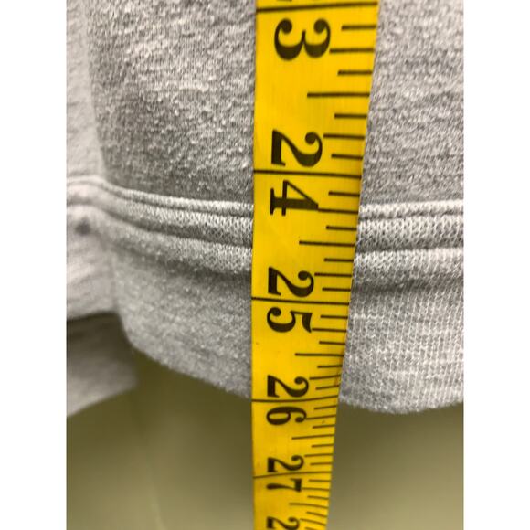 Team Edition Apparel Gray Notre Dame Embroidered Crewneck Sweatshirt Size L - Picture 6 of 6